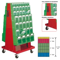 Chariot pour bloc-tiroirs basculants