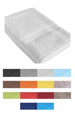 Maxi drap de bain ponge COLORE 450gr/m 100x150cm 