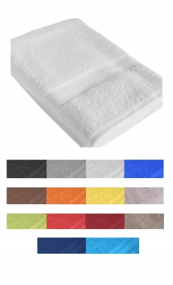 Drap de bain ponge COLORE 450gr/m 70x140cm 