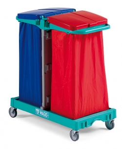 Chariot de collecte du linge double MAGIC 100B