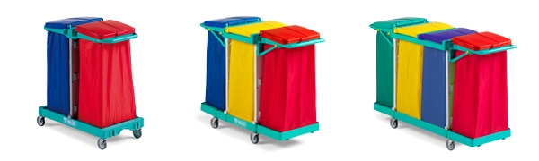 Chariots porte-sacs pliants MAGIC, en plastique ABS