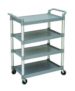 Chariot de service en polypropylne 4 plateaux 615x400mm 