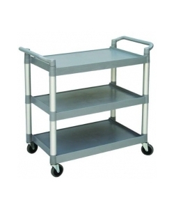 Chariot de service 3 plateaux 615x400mm en polypropylne