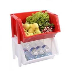 Bac  bec en plastique alimentaire 45L - Rouge