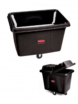 Chariot  fond mobile pour linge - 400L et 600L