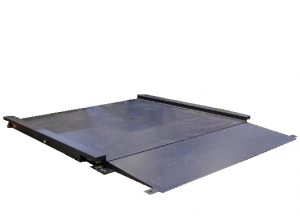 Plateforme de pesage du linge professionnelle ACIER avec 1 rampe incluse, portée 150 à 1500kg. ( PLP Acier )