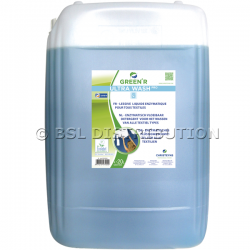 Lessive liquide enzymatique GREEN'R ULTRA WASH PRO pour tous textiles 20L