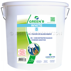 GREEN'R WHITE 5kg : Poudre de blanchiment  l'oxygne actif
