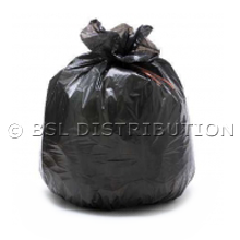 Lot de 150 Sachet Poubelle 40L Sacs Poubelle en Plastique Noir