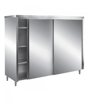 Armoire de rangement inox frritique - Profondeur 600mm