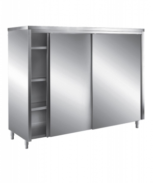 Armoire de rangement inox frritique - Profondeur 700mm