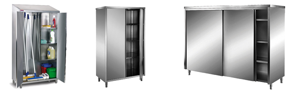 Armoires de rangement en INOX