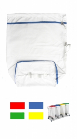 Sac  linge rectangulaire 100L - Avec liser de couleur