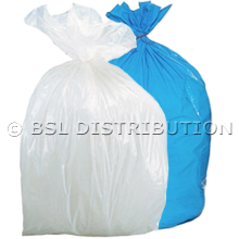 Sac poubelle 20L Blanc ou Bleu - Lot de 1000 sacs