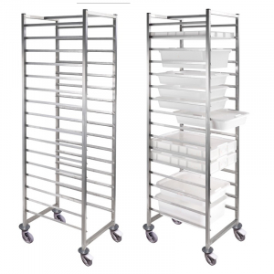 Echelle inox 16 niveaux - Pour bacs  ptes / Bacs  diviseuse