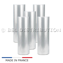 5 Rouleaux de film plastique 550mm + 2 soufflets 50mm