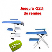 Tables à repasser pliantes