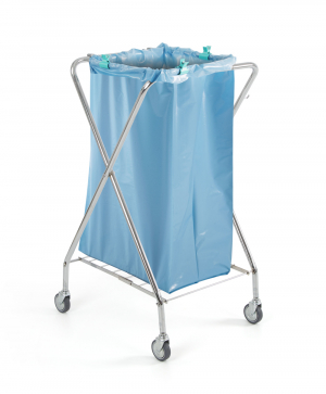 Chariot porte sac  dchets fixe DUST - 120L