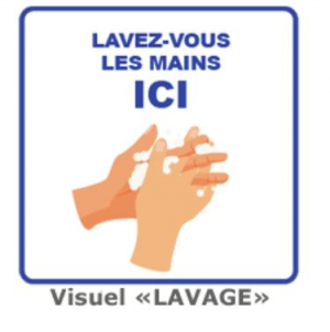 Affiches de prvention sanitaire - LAVAGE DES MAINS 