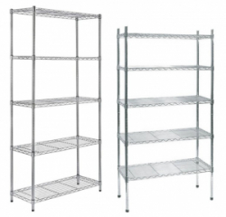 tagre de rangement mtallique L609mm - 4 ou 5 Niveaux