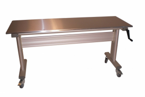 Table ergonomique inox  hauteur rglable - Manuelle