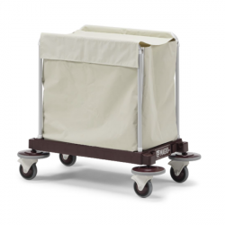 Chariot de collecte du linge pour blanchisserie 200L avec pare-chocs