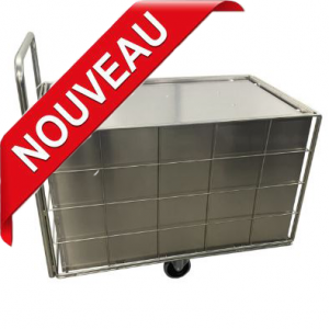 Bac  fond mobile Acier zingu