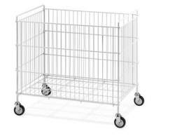 Chariot de collecte du linge pour blanchisserie 150L, 280 ou 340L
