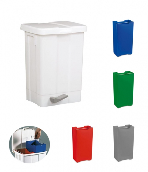 POUBELLE A PEDALE PLASTIQUE - 25L