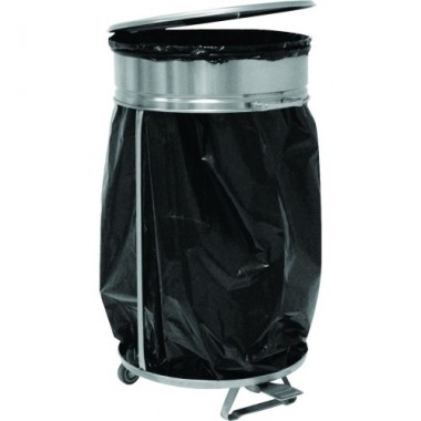 POUBELLE 100L A ROULETTES 100L - Matériel de nettoyage/Poubelles