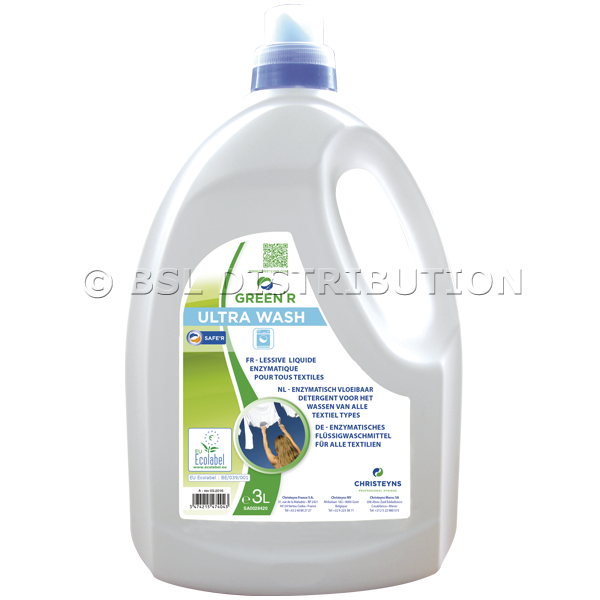 Lessive liquide lavage du linge blanchisserie pressing